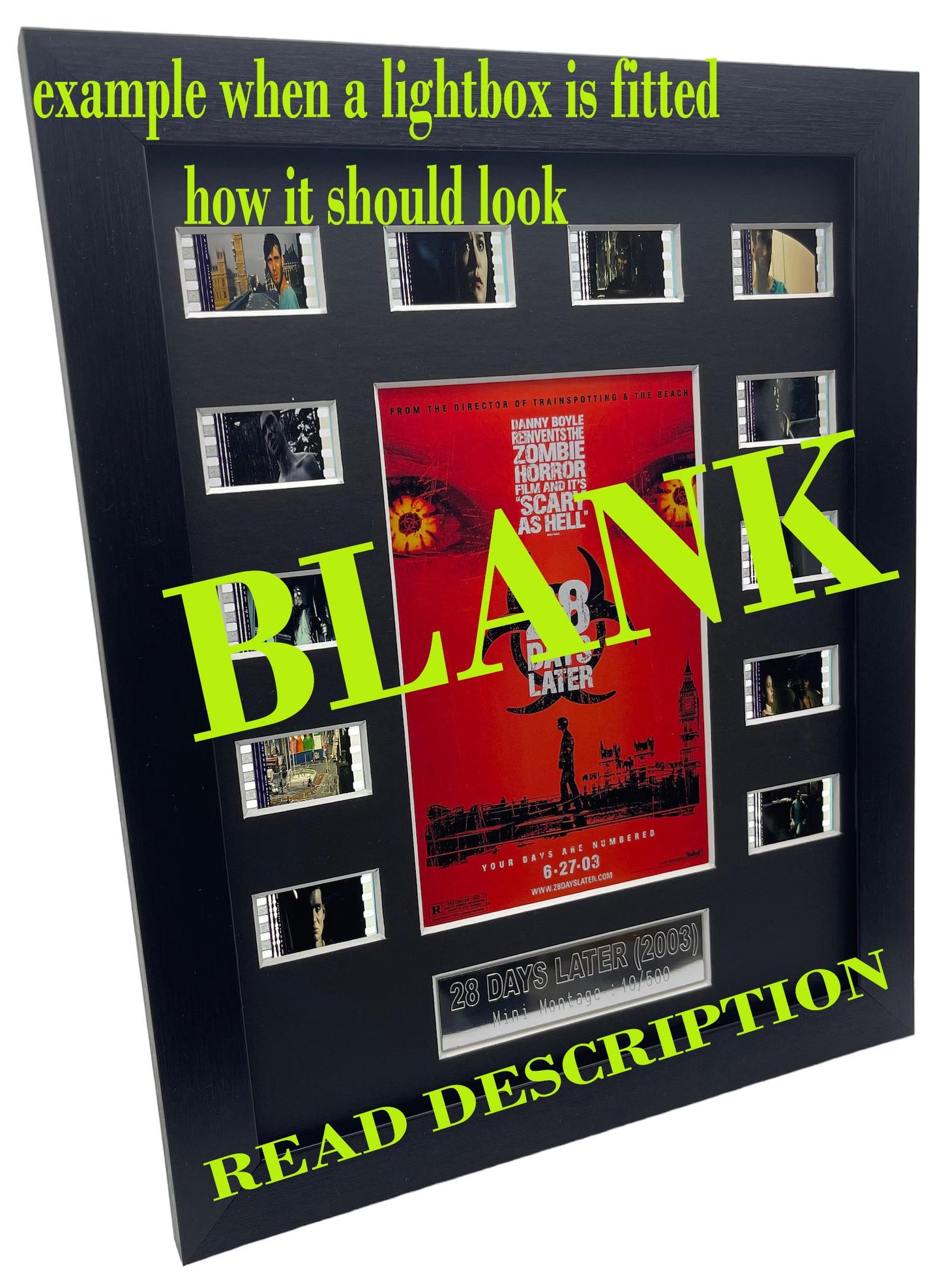 Complete DIY Film Cell Display Kit – Includes Frame & Lightbox