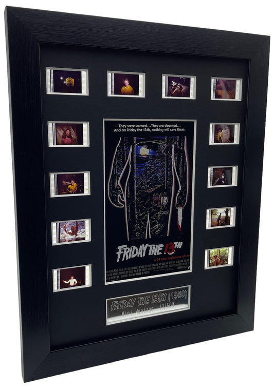 Horrorcells : Friday the 13th (1980) filmcell , comes with a lightbox fitted