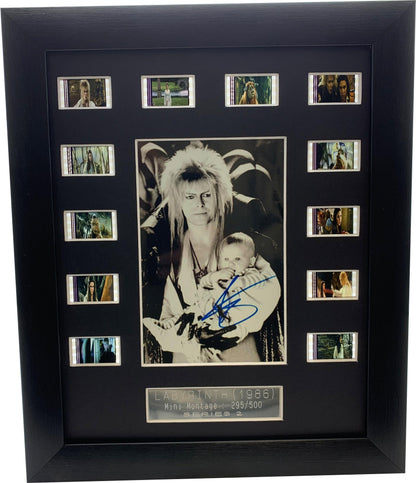 Horrorcells : Labyrinth (1986) Signed David Bowie filmcell ,